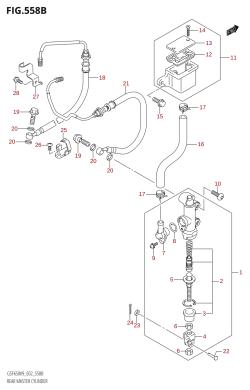 558B - REAR MASTER CYLINDER (GSF650A,GSF650SA,GSF650UA,GSF650SUA)