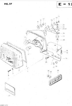027 - REAR COMBINATION LAMP