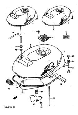 35A - FUEL TANK (MODEL K)