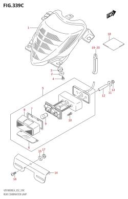 339C - REAR COMBINATION LAMP (VZR1800BZUF:L4:E19)