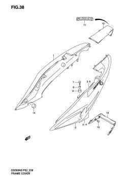 038 - FRAME COVER (MODEL K3)