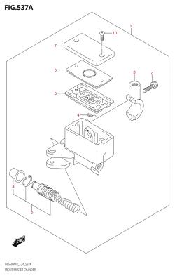 537A - FRONT MASTER CYLINDER
