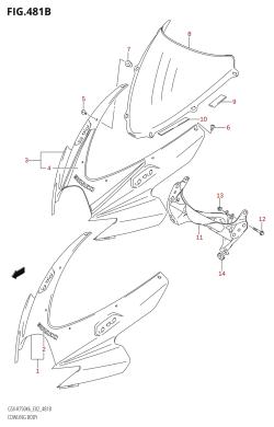 481B - COWLING BODY (K7)