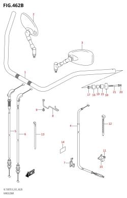 462B - HANDLEBAR (VL1500T:L9:E43)