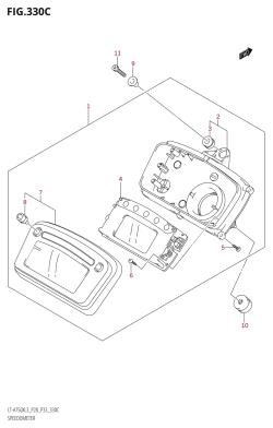 330C - SPEEDOMETER (LT-A750XZ:L3:P33)