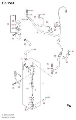 558A - REAR MASTER CYLINDER