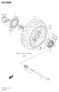 550B - REAR WHEEL (VZR1800BZ:L8:E43)