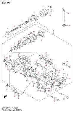 029 - FINAL BEVEL GEAR (FRONT) (LT-A750XPK9 P17)