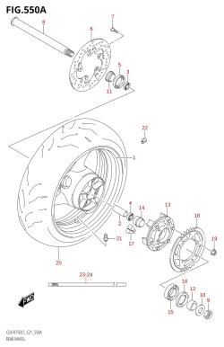 550A - REAR WHEEL