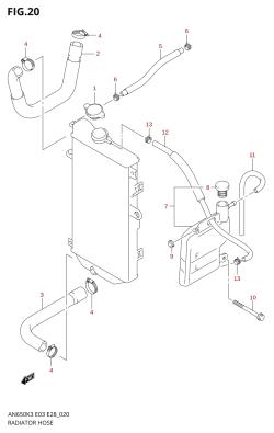 020 - RADIATOR HOSE