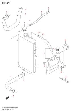 020 - RADIATOR HOSE