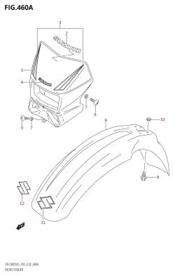 460A - FRONT FENDER (K5,K6,K7,K8)