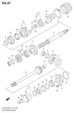 027 - SECONDARY DRIVE (LT-A750XPK9 P24)