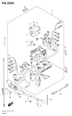 322A - HARNESS (DF100AT:E11)