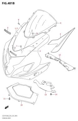 481B - COWLING BODY (K5)