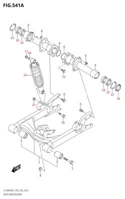 541A - REAR SWINGINGARM