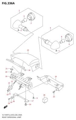 336A - REAR TURNSIGNAL LAMP