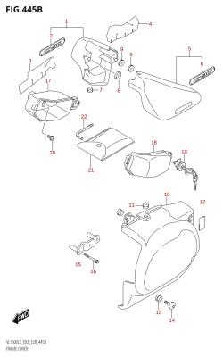 445B - FRAME COVER (VL1500:L3:E28)