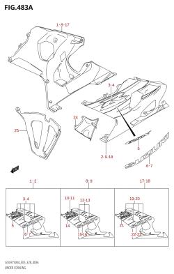 483A - UNDER COWLING (GSX-R750:K4)