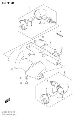 335D - FRONT TURNSIGNAL LAMP (VL1500BT:L8:E28)