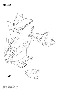 48A - COWLING BODY (GS500FHK8)