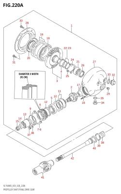220A - PROPELLER SHAFT /​ FINAL DRIVE GEAR