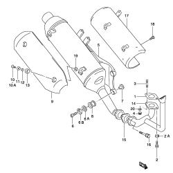 007 - MUFFLER   (MODEL K1 /​ K2 EXCEPT P26 AND AY50 P39)