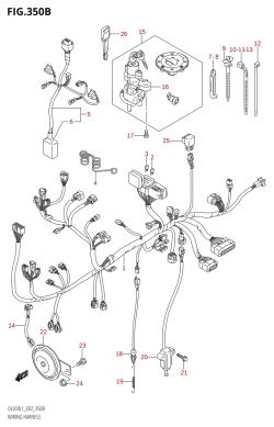 350B - WIRING HARNESS (DL650:L1:E19)