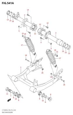 541A - REAR SWINGINGARM