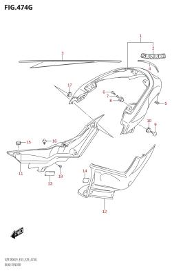 474G - REAR FENDER (VZR1800BZ:L9:E33)