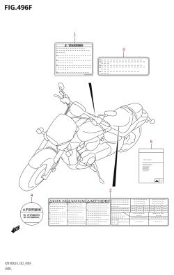 496F - LABEL (VZR1800ZUF:L4:E19)