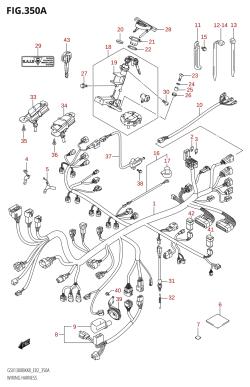 350A - WIRING HARNESS (GSX1300BK,GSX1300BKU2,GSX1300BKUF)