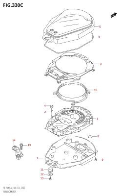 330C - SPEEDOMETER (VL1500B:L4:E03)