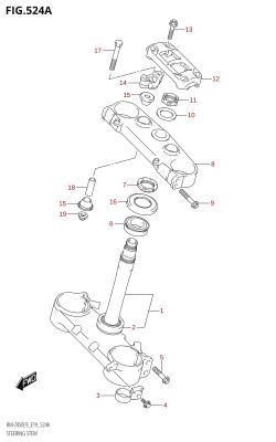 524A - STEERING STEM