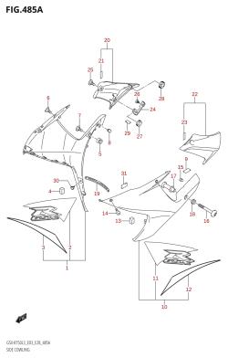 485A - SIDE COWLING