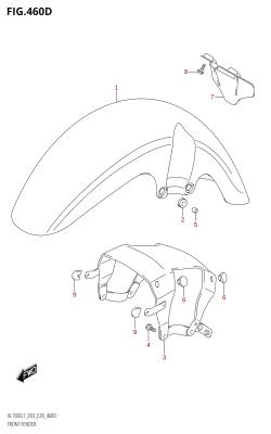 460D - FRONT FENDER (VL1500BT:L7:E28)