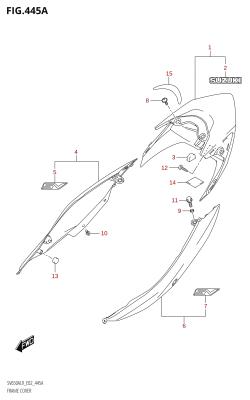 445A - FRAME COVER (SV650A:L9:E02)