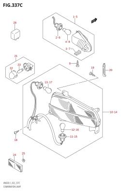 337C - COMBINATION LAMP (AN650A:L1:E19)