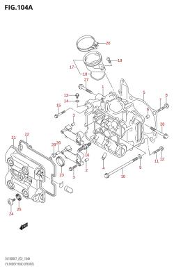104A - CYLINDER HEAD (FRONT)