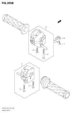 355B - HANDLE SWITCH (SV650S,SV650SA)