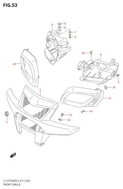 053 - FRONT GRILLE
