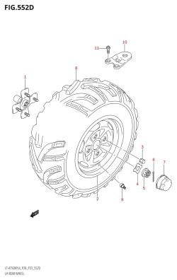 552D - LH REAR WHEEL (LT-A750XPZ:L4:P33)