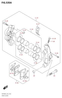 535A - FRONT CALIPER (VZR1800:L6:E19)