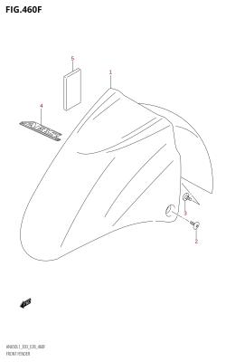 460F - FRONT FENDER (AN650A:L1:E33)