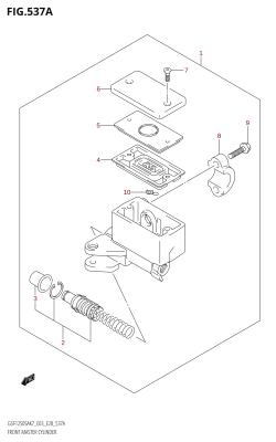537A - FRONT MASTER CYLINDER