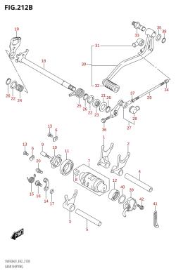 212B - GEAR SHIFTING (SV650A:L9:E19)