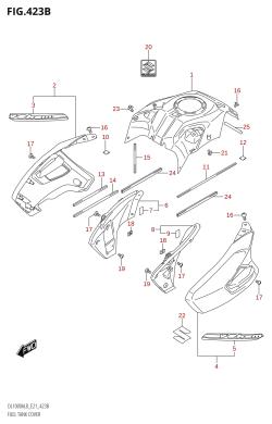 423B - FUEL TANK COVER (DL1000A:L8:E21)