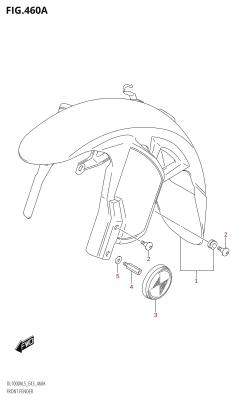 460A - FRONT FENDER