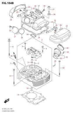 104B - CYLINDER HEAD (FRONT) (VL1500B:L3:E24)
