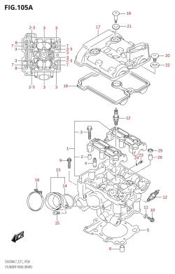 105A - CYLINDER HEAD (REAR)